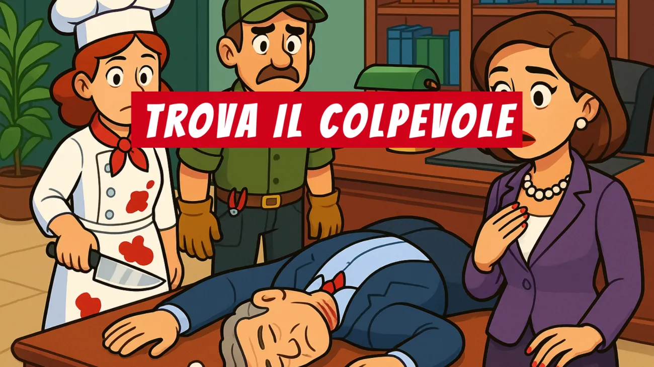 Solo il 2% riesce a risolvere questo giallo: scopri chi ha ucciso il direttore grazie a un dettaglio che tutti trascurano!"